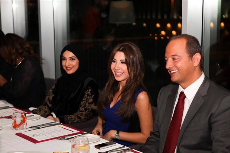 Nancy Ajram at Bazaar Arabia